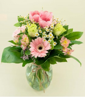 Graziella - Bouquet di Camomilla e Tulipani