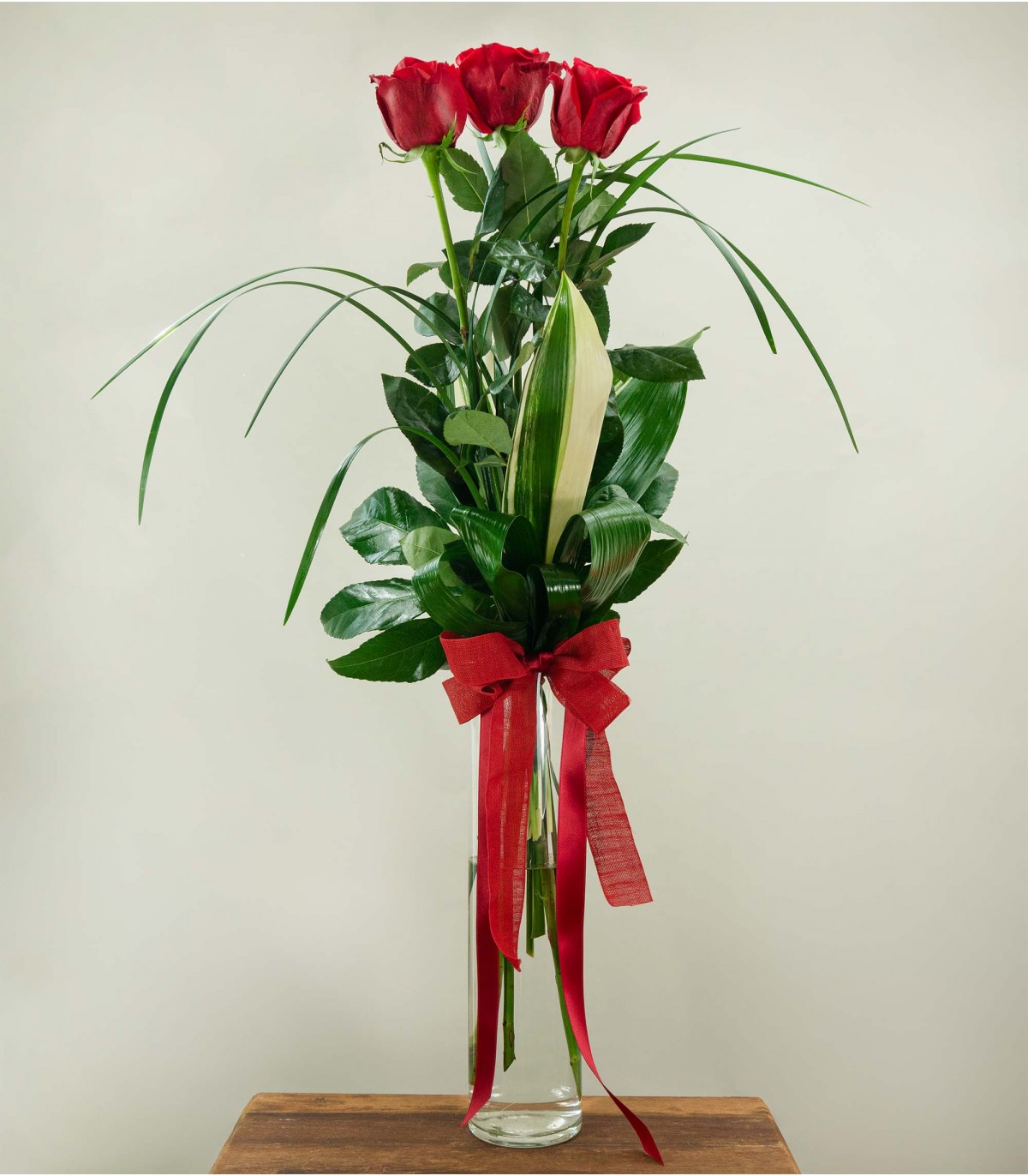 Tre per Te ❤️ - Mazzo di tre rose rosse per festeggiare San Valentino