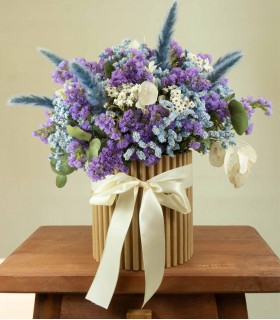 Blue Summer - Box di Fiori Secchi