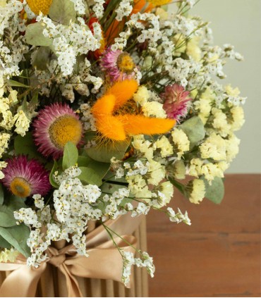 Golden Summer - Box di Fiori Secchi